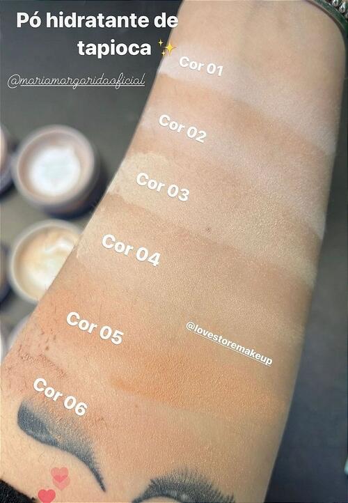 Pó hidratante de tapioca Até Embaixo D'água - Maria Margarida
