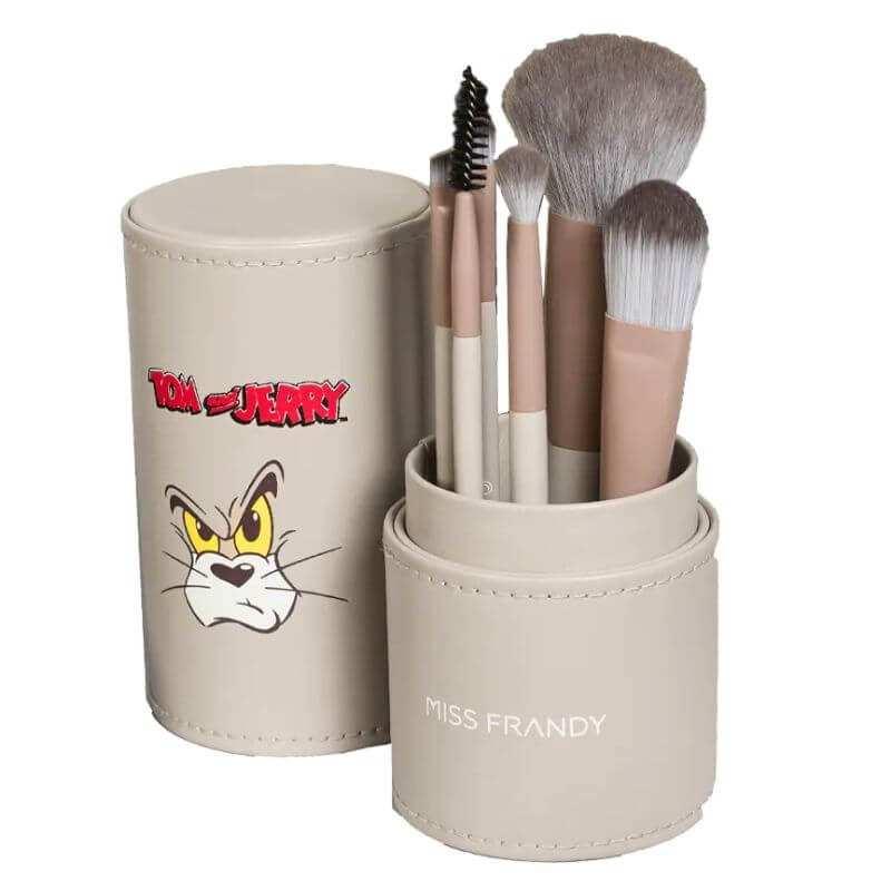 7 Pincéis e estojo Tom & Jerry - Miss Frandy