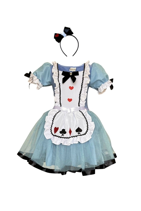 Fantasia Infantil Roupa De Alice No PaÃs Das Maravilhas Comprar