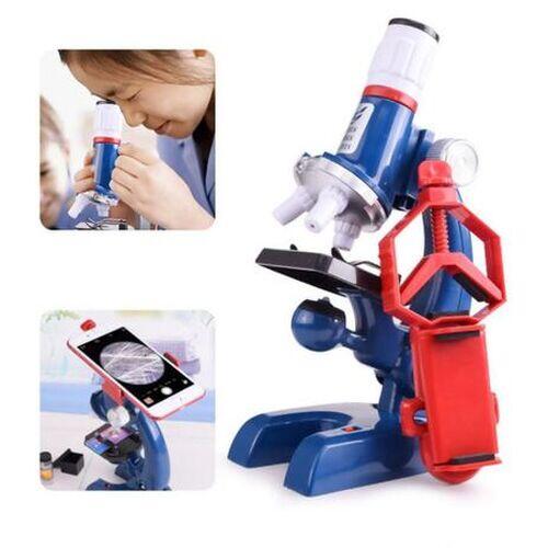 Kit Microscópio Infantil com Suporte para Celular 100x - 120