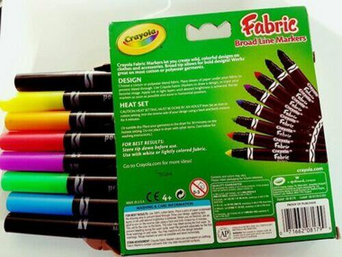 Canetinha Tecido Ponta Grossa Cores Vivas 8 Cores