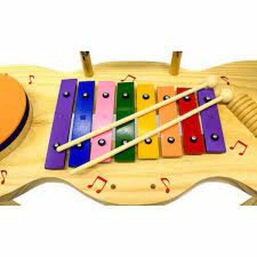 Pequena Percussão Baby em Madeira
