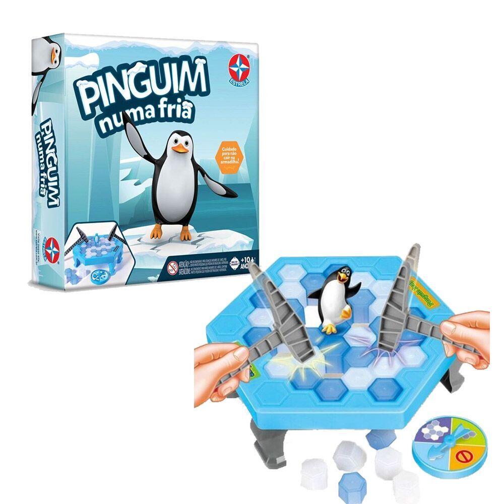 Brinquedo Jogo Pinguim Numa Fria Quebra Gelo Pequeno Oferta