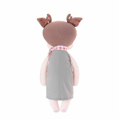 Boneca Metoo Angela Doceira Retro Deer Marrom 33cm