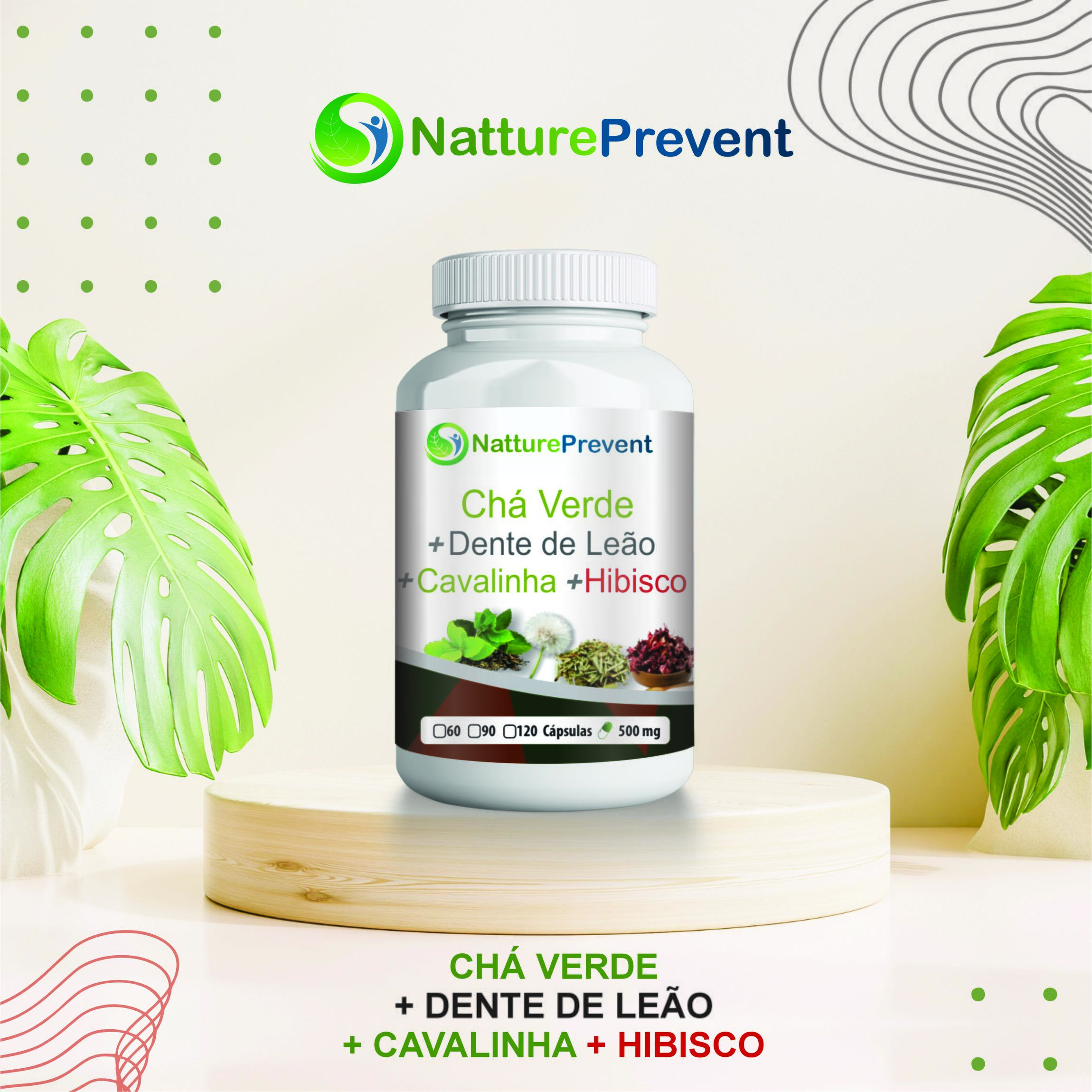 Comprar Chá Verde + Dente De Leão + Cavalinha + Hibisco 500mg - de R$21 ...