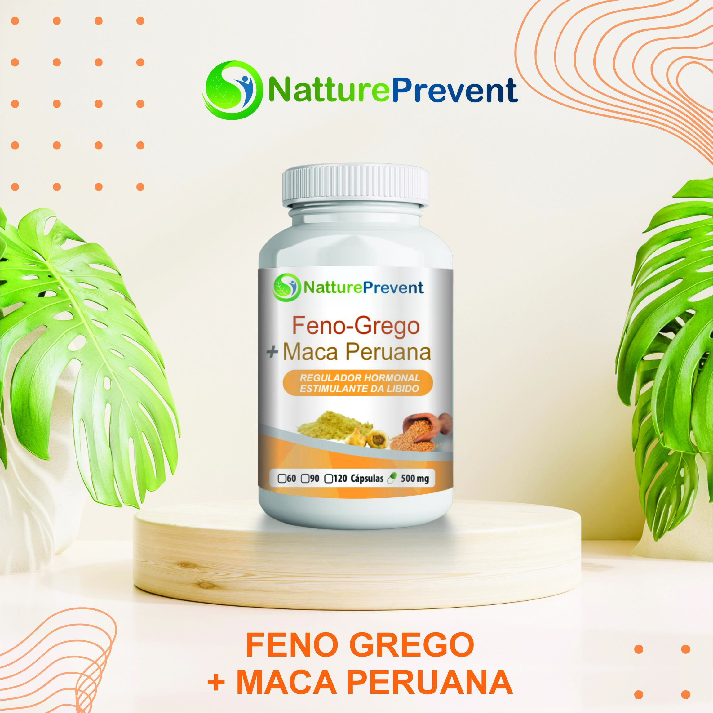 Comprar Feno-Grego e Maca Peruana 500 mg - de R$20,60 a R$27,76
