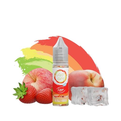 LQD Art: Juice nicsalt Strawberry Fuji Apple Nectarine Ice