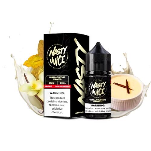 Nasty Juices: Juice nicsalt Vanilla Custard Tobacco