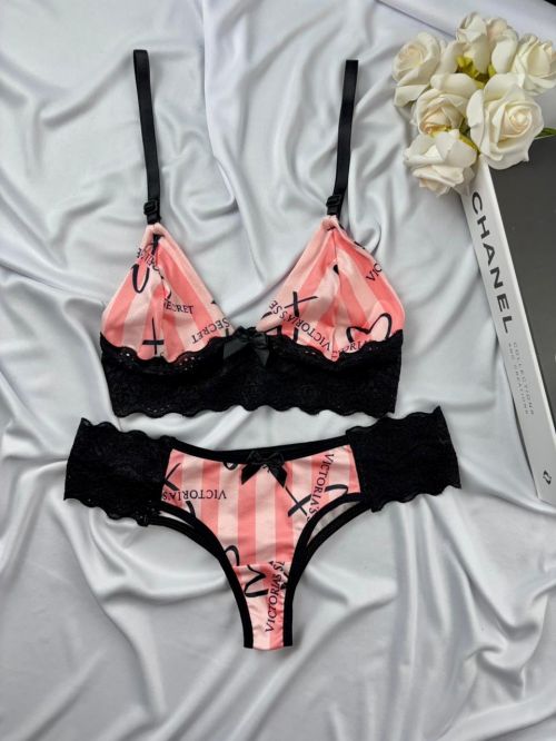  Conjunto Sofia Victoria secret rosa - GG