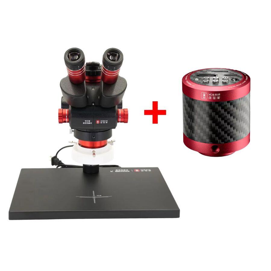 Kit Microsópio + Câmera - YCS 6558x + X80 4k