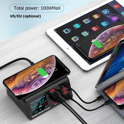 Comprar USB Charger WLX X9 8 portas + Indução - a partir de R$268