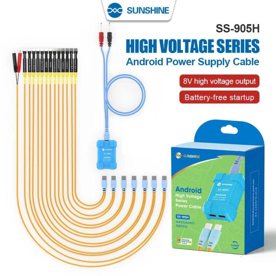 Comprar Cabo Power Boot SUNSHINE SS-905H Android Alta Voltagem - a