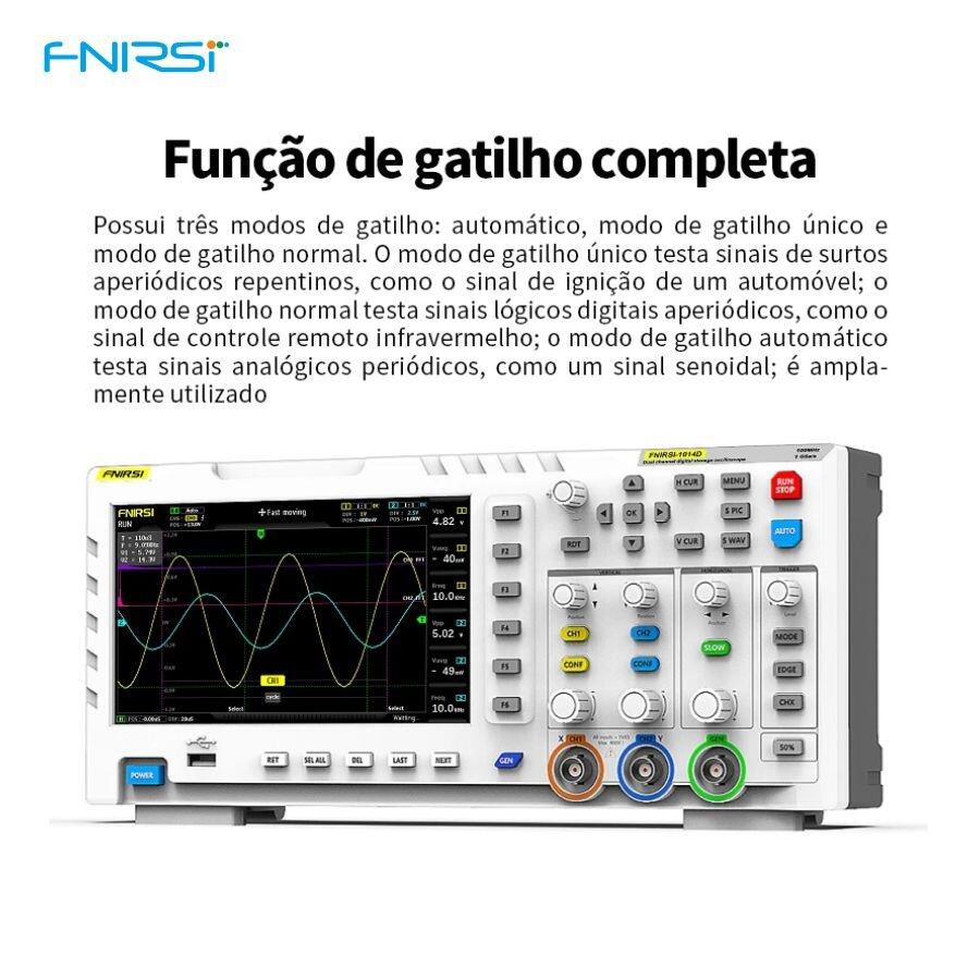 Comprar Osciloscópio Digital FNIRSI 1014D 100MHz - 1GSa/s Comprar Osciloscópio Digital FNIRSI 1014D 100MHz - 1GSa/s