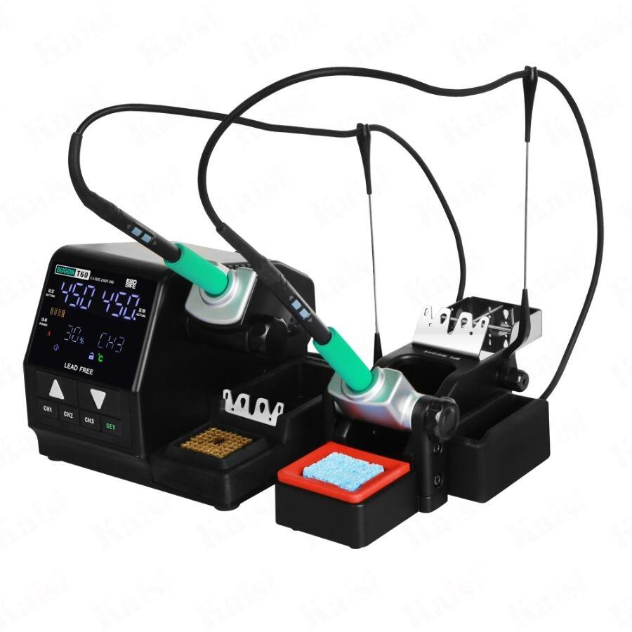 Comprar Estação de Solda Dupla SUGON T60 C115/C210/C245 com Base