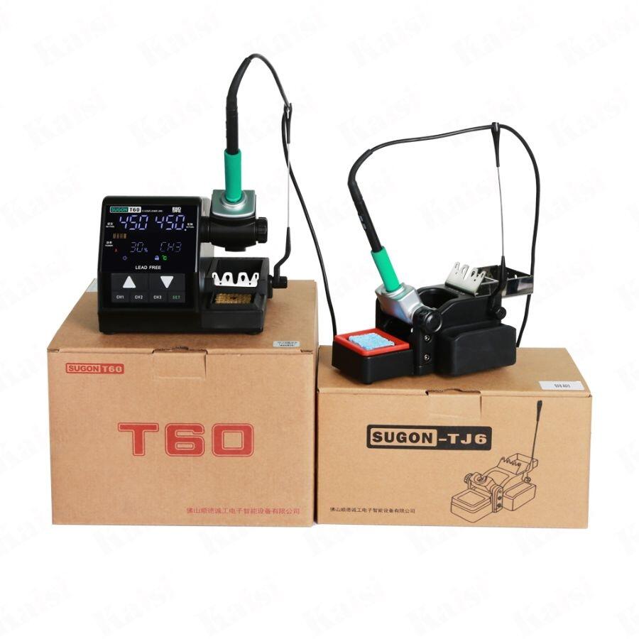 Comprar Estação de Solda Dupla SUGON T60 C115/C210/C245 com Base