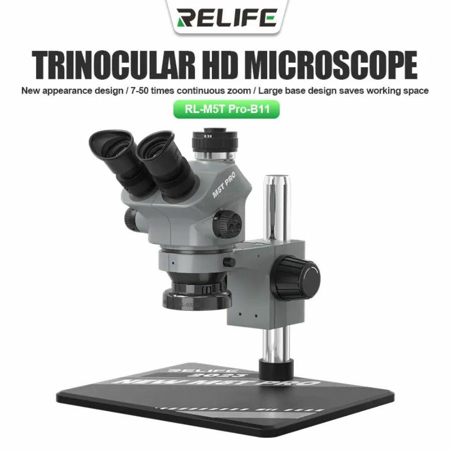 ミミトロリン Comprar Microscópio Trinocular RELIFE RL-M5T PRO B11 Preto C