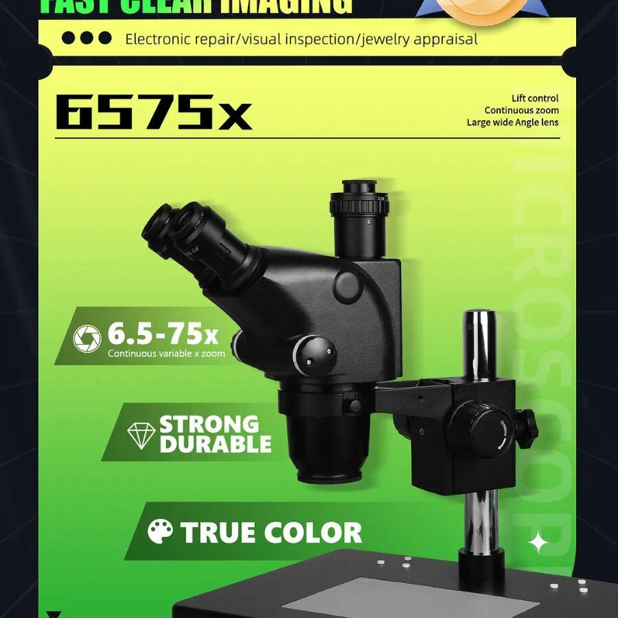 Comprar Microscopio Trinocular KAISI 6575x Zoom 6.5x a 75x - a