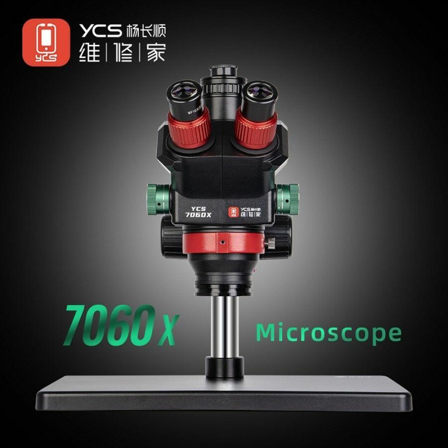 Comprar Microscopio Trinocular YCS 7060X Zoom 7x a 60x Base Grande