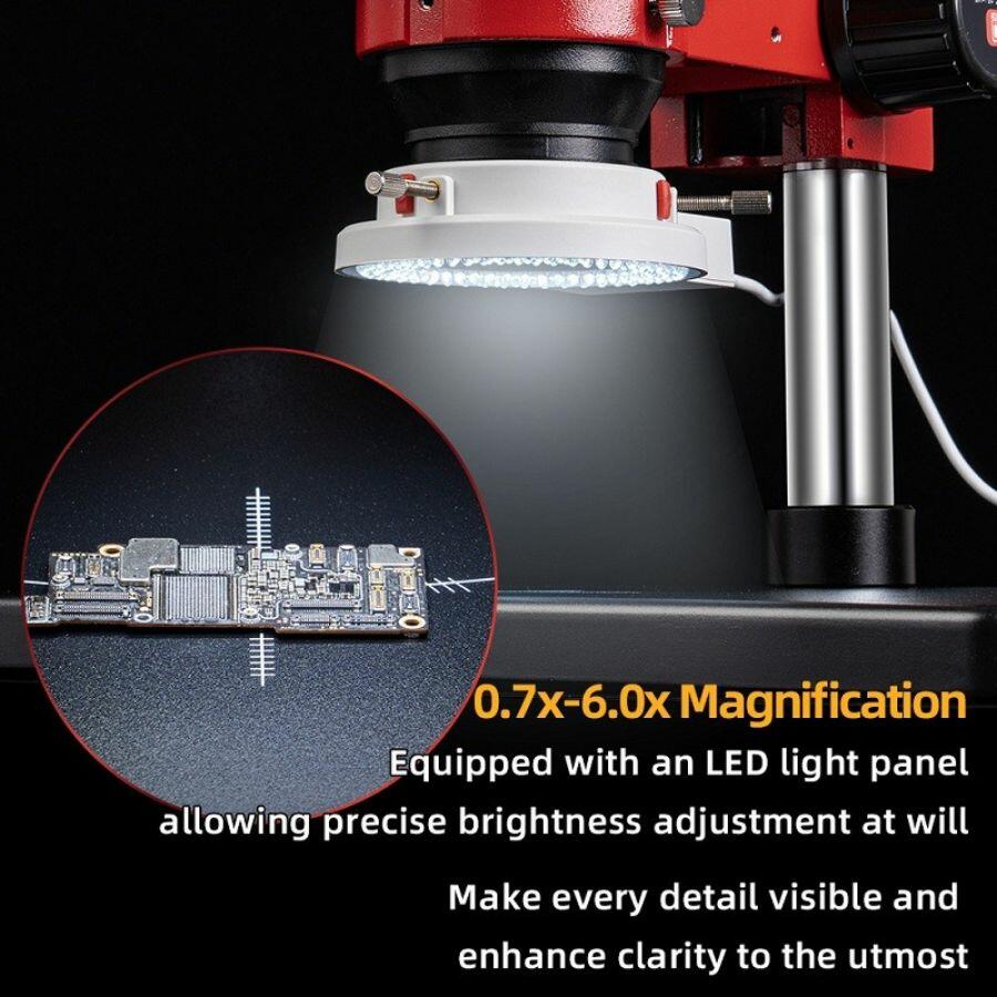 Comprar Microscopio Trinocular YCS 7060X Zoom 7x a 60x Base Grande