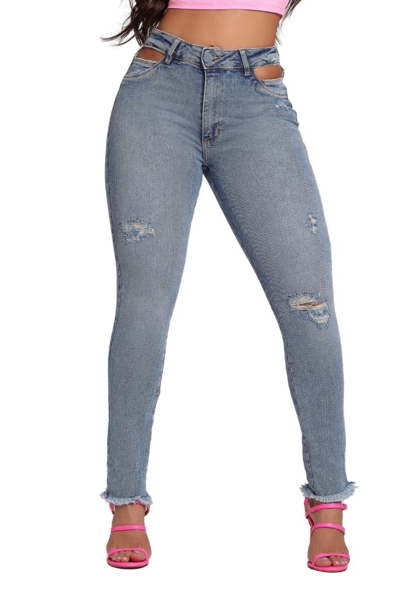 Comprar Calça Jeans Feminina Cigarrete B.Desfiada-Lycra+LD1040 - Loyal Denim