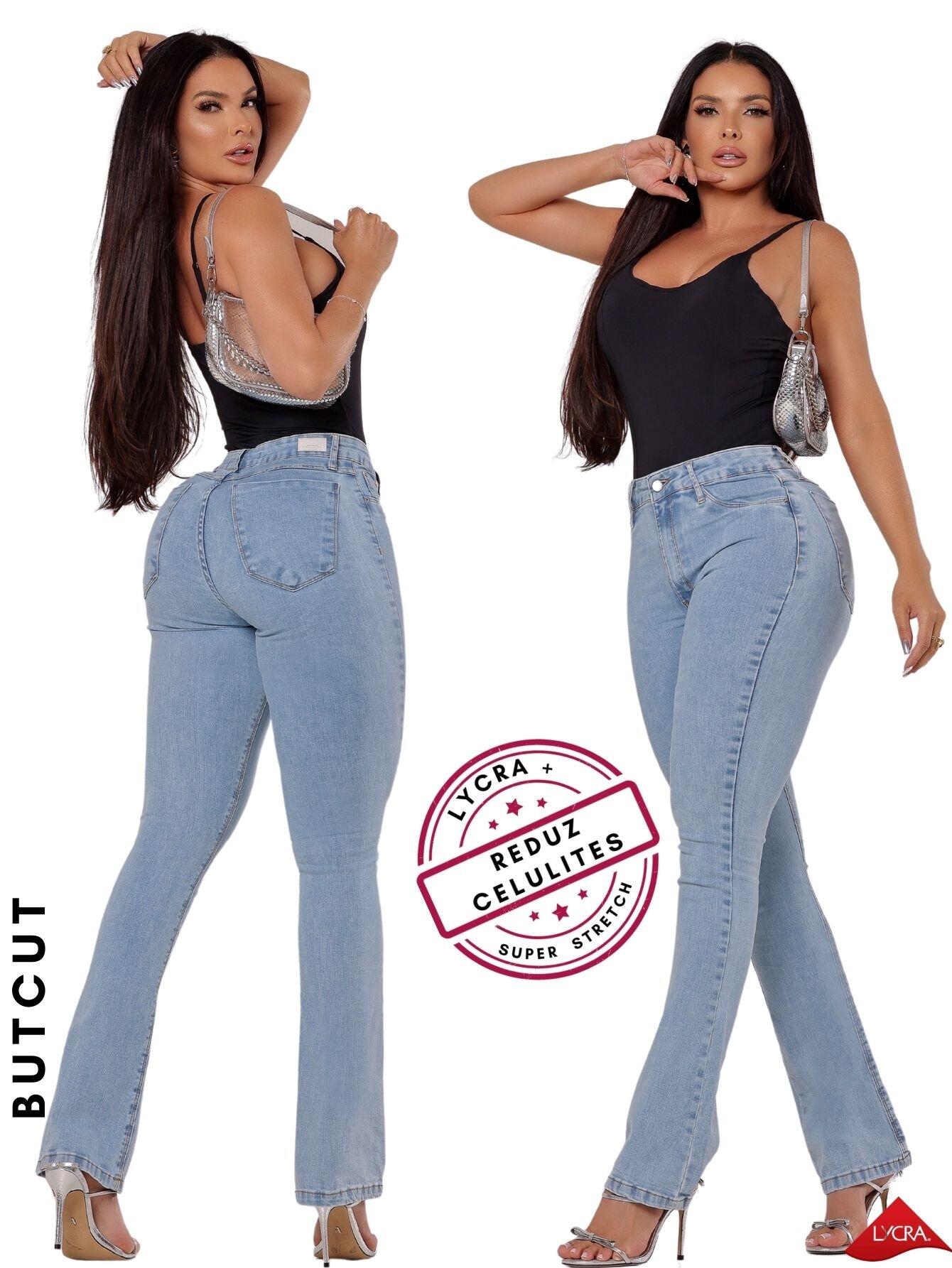 Calça Jeans Flare Bootcut Off White Feminina - MarluLa Tay