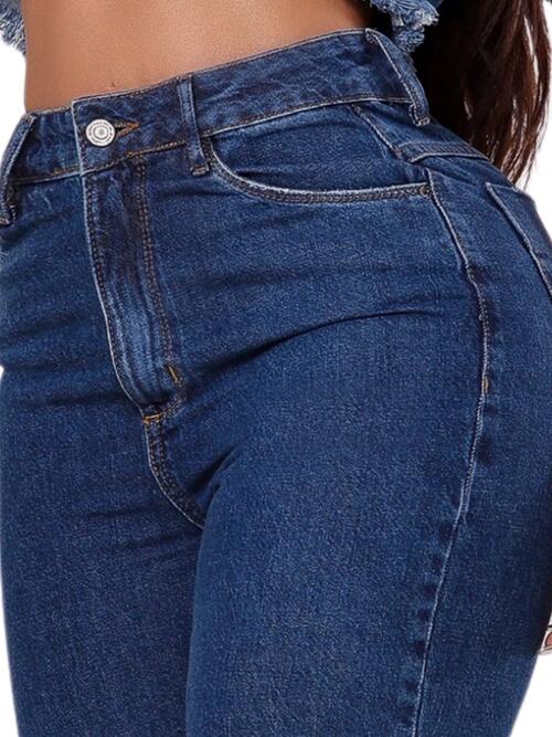 Comprar Calça Jeans Feminina Wide Leg Over Size Reta Azul Escuro Basica Cos  Alto Cintura Perfeita - a partir de R$188,94 - Loyal Denim