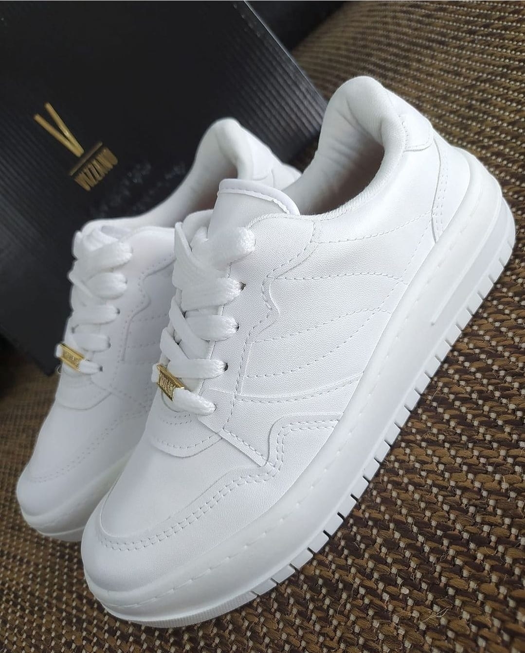 Tênis Plataforma Tenis Da Vizzano Branco Tênis Plataforma Tenis