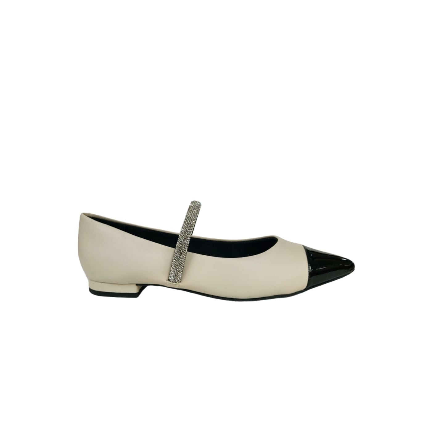 Comprar Vizzano Sapatilha Bico Fino Com Tiras Strass