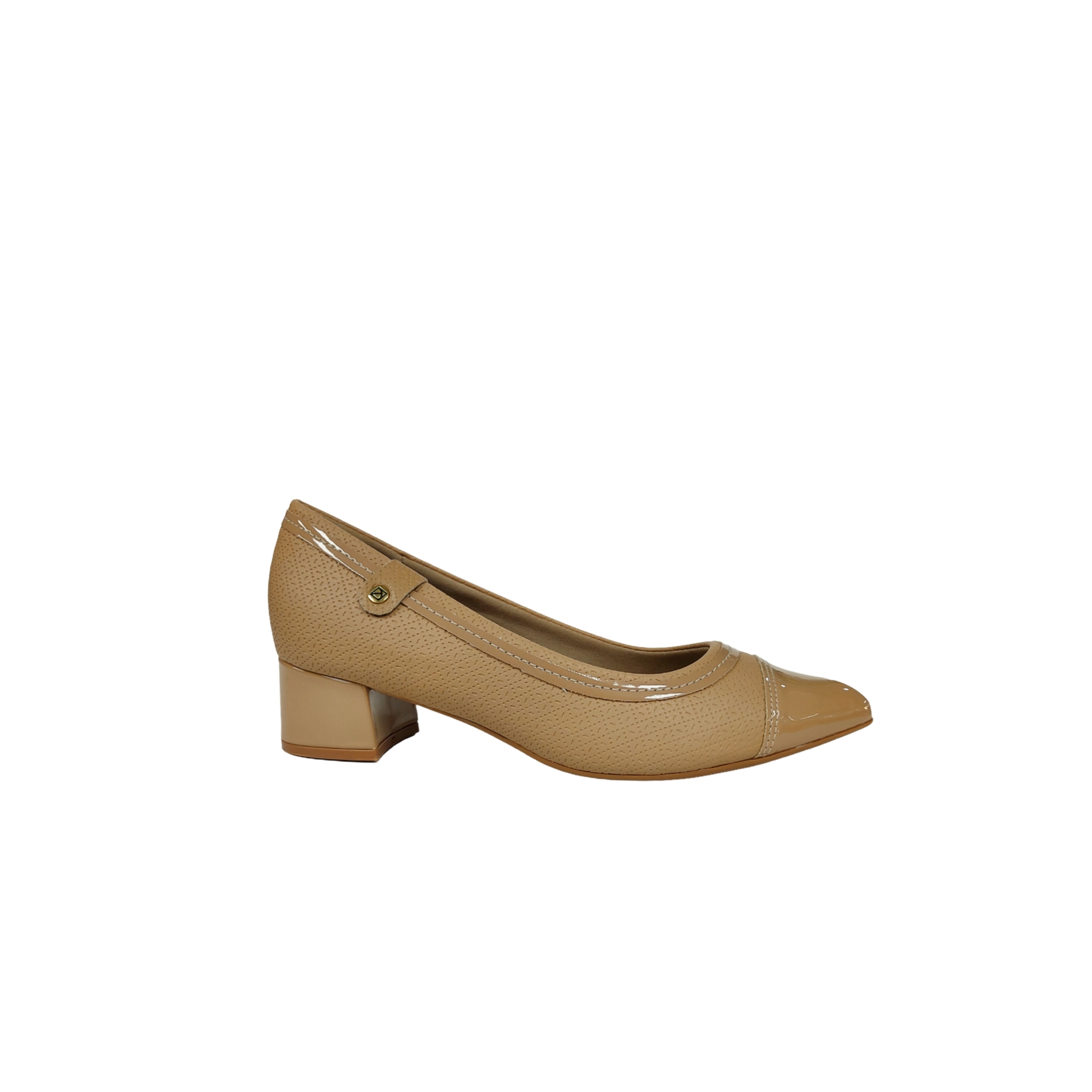 Sapato Salto Bloco cm Piccadilly: Elegância Atemporal