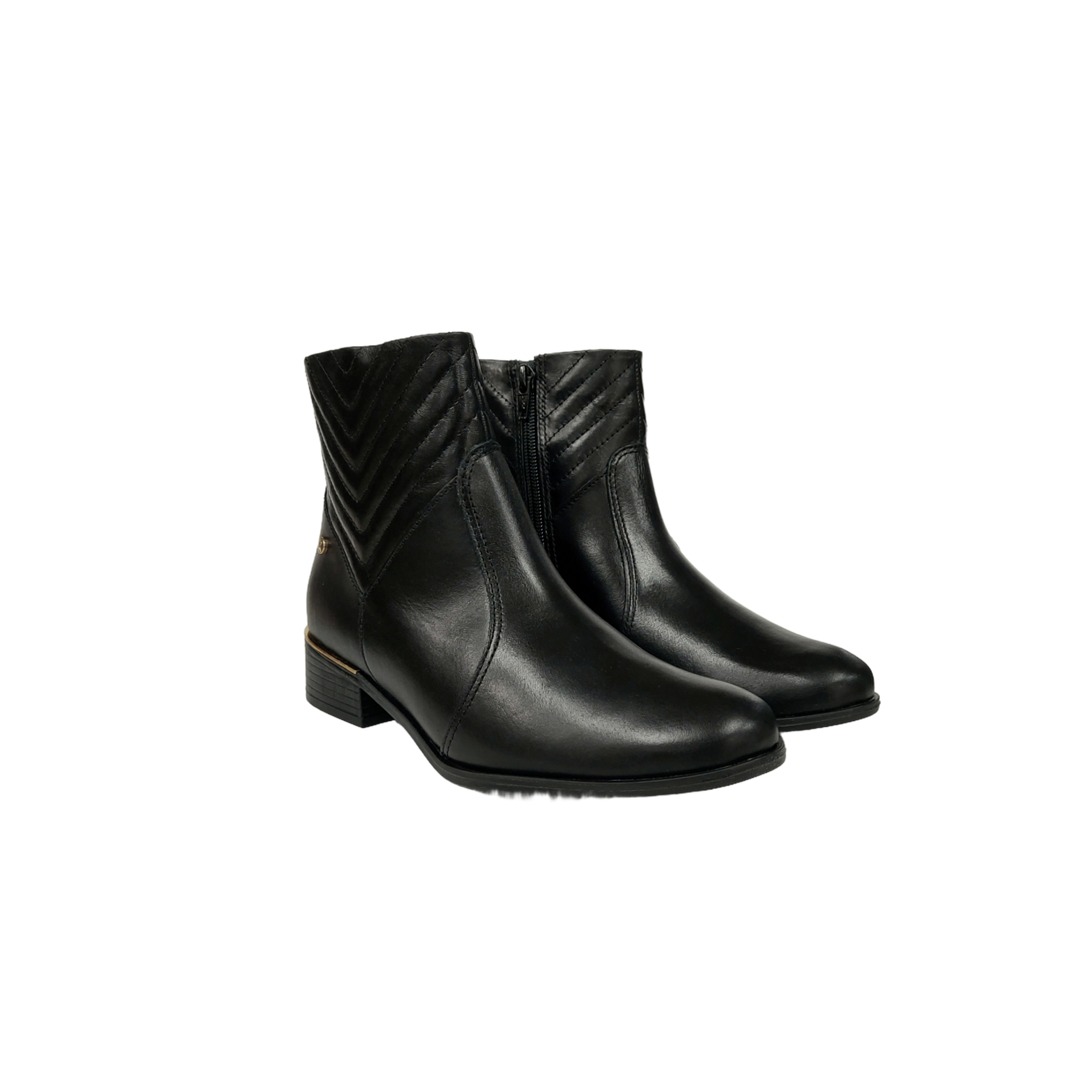 Ramarim Bota Montaria Cano Curto em Couro 2453102 Preto 34