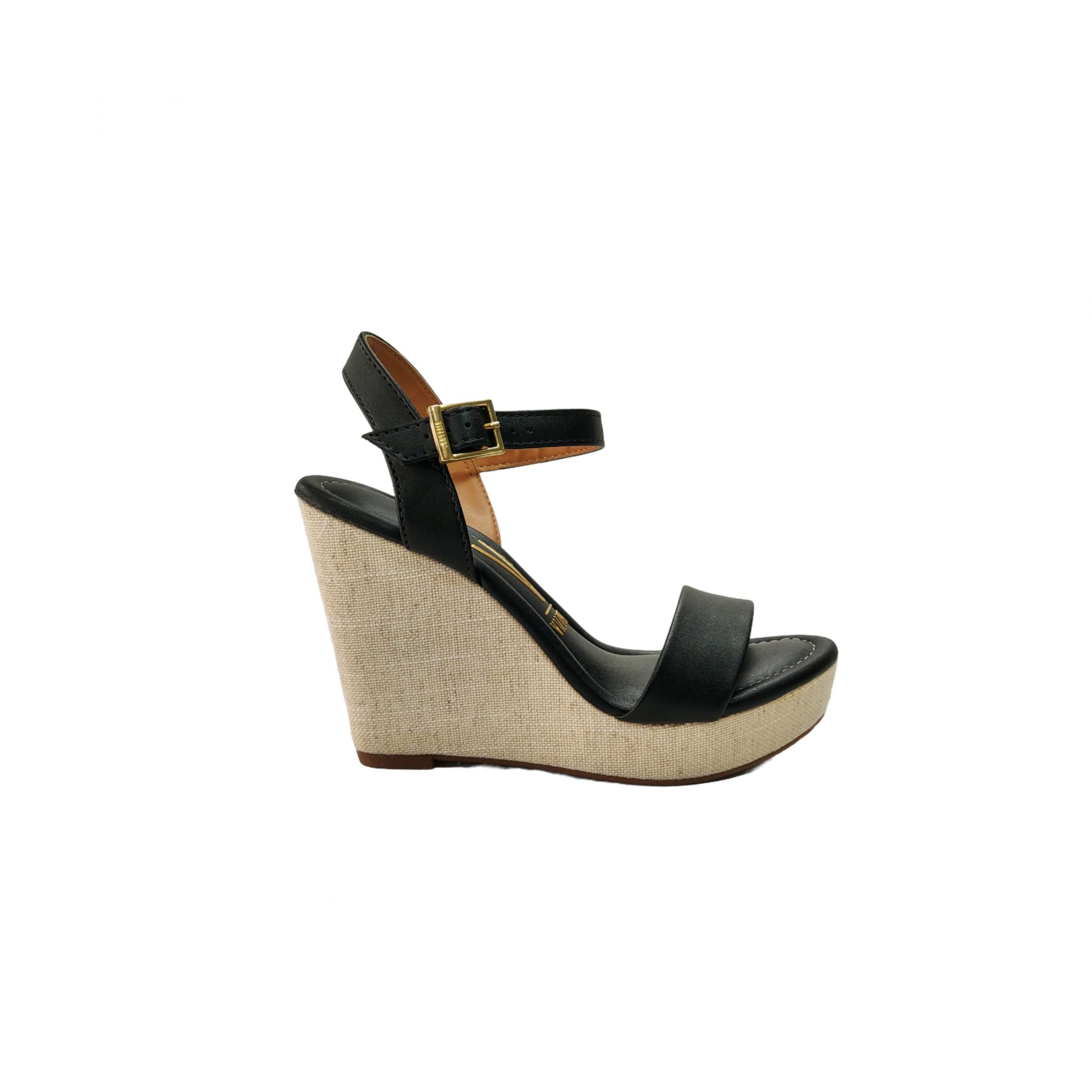 Comprar Vizzano Sandália Anabela Feminina Salto 10 cm Ref