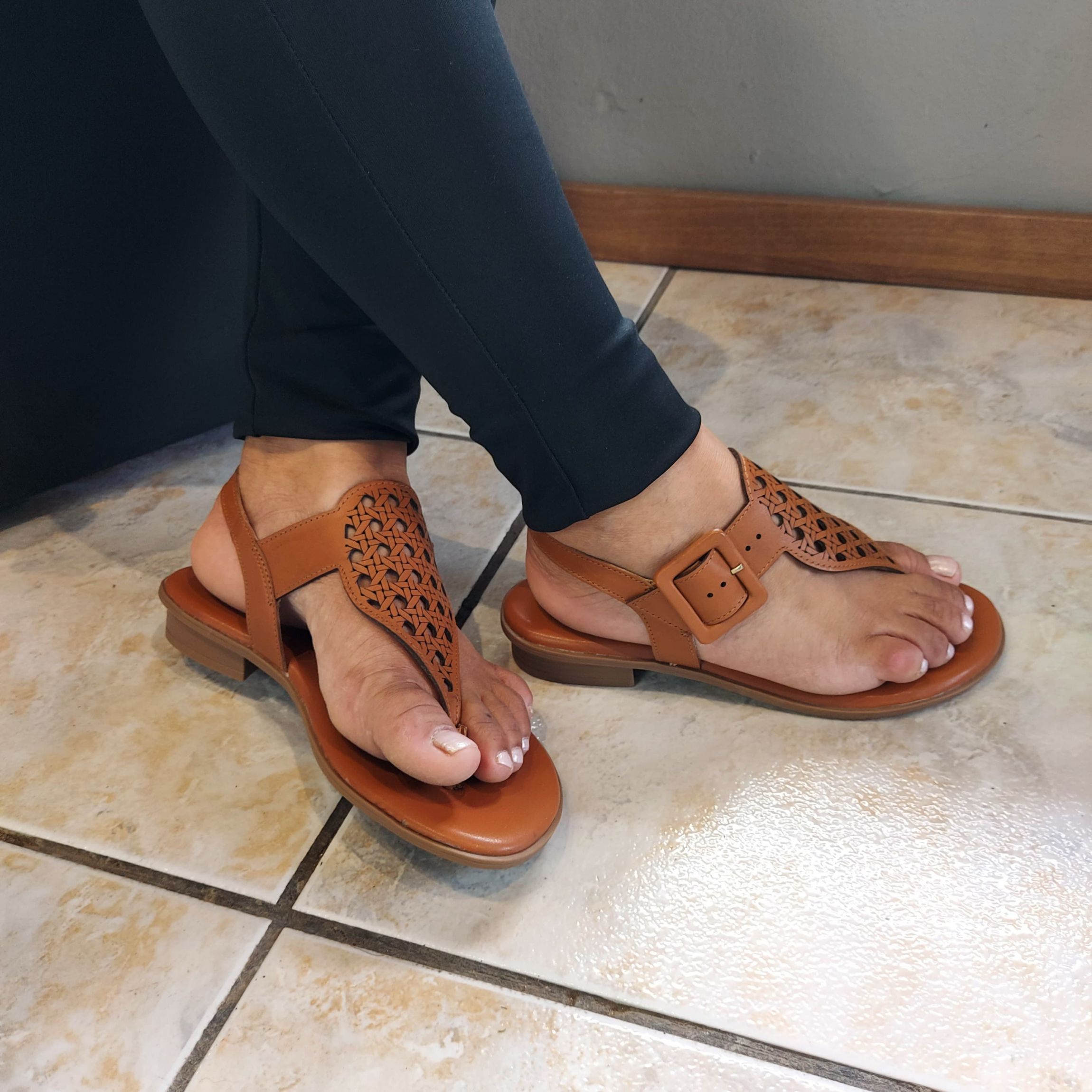 Comprar Bottero Sandalia Feminina Salto cm em Couro 365601