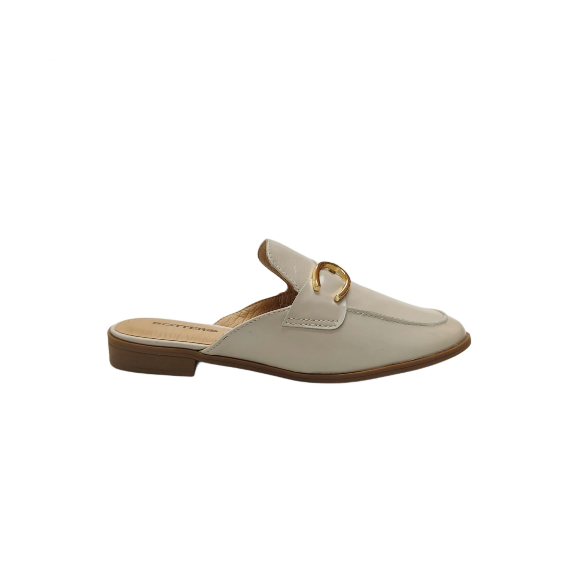 Comprar Bottero Mule Feminino Em Couro Bico Redondo Salto cm Ref