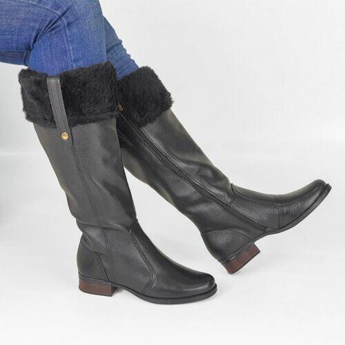 Pegada Bota Montaria Cano Longo 100% Couro Ref. 282062