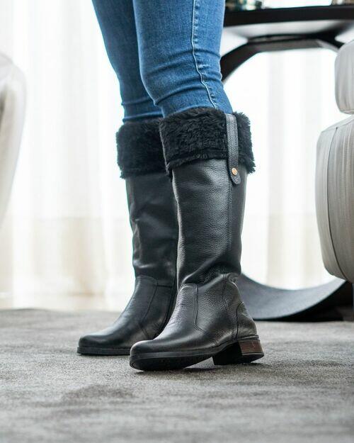 Pegada Bota Montaria Cano Longo 100% Couro Ref. 282062