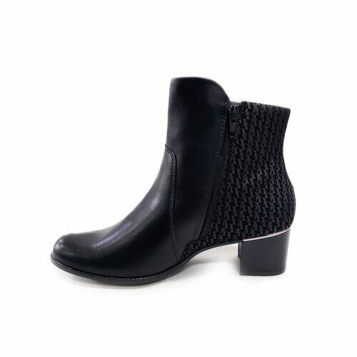 Comfortflex Bota Cano Curto Feminina Salto 5 cm Ref. 2292302