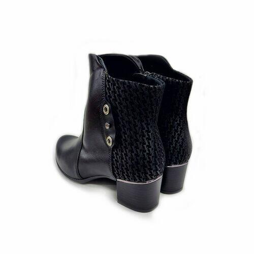 Comfortflex Bota Cano Curto Feminina Salto 5 cm Ref. 2292302
