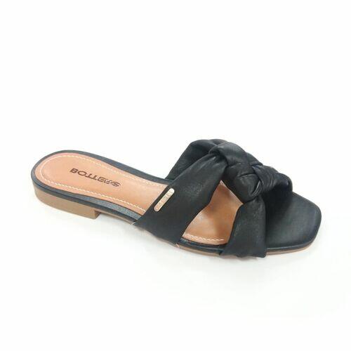 Bottero Rasteirinha Chinelo Flat Feminino Couro Ref. 323111