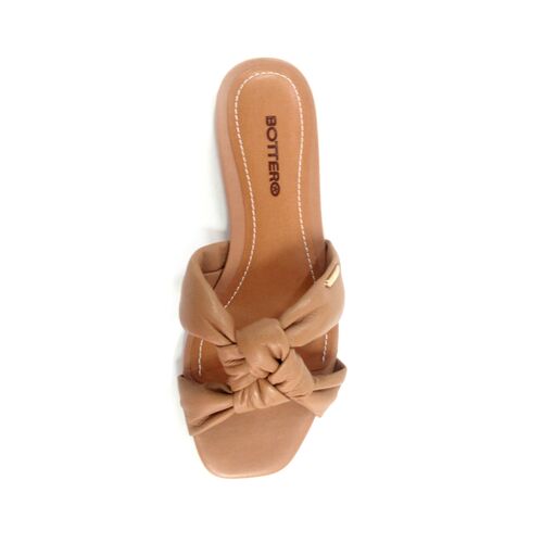 Bottero Rasteirinha Chinelo Flat Feminino Couro Ref. 323111