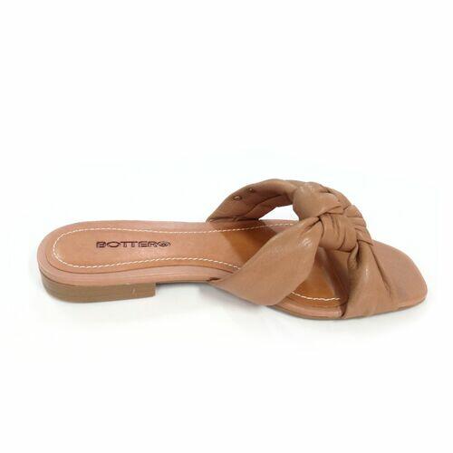 Bottero Rasteirinha Chinelo Flat Feminino Couro Ref. 323111