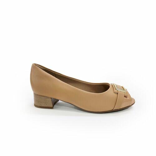 Piccadilly Sapato Peep Toe Feminino Salto 4 cm Ref. 114040