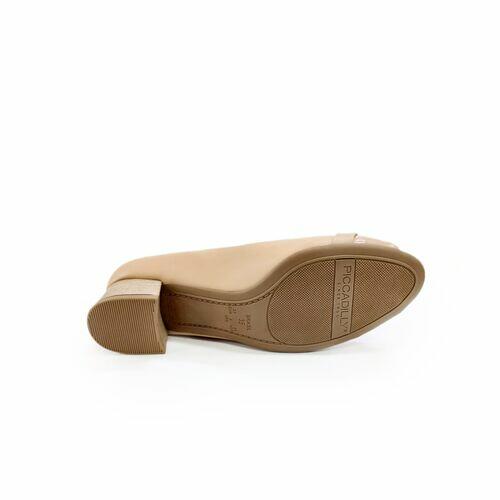 Piccadilly Sapato Peep Toe Feminino Salto 4 cm Ref. 114040