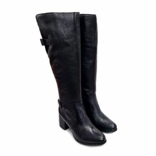 Bottero Bota Cano Longo 100% em Couro Salto 6 cm Ref. 314736