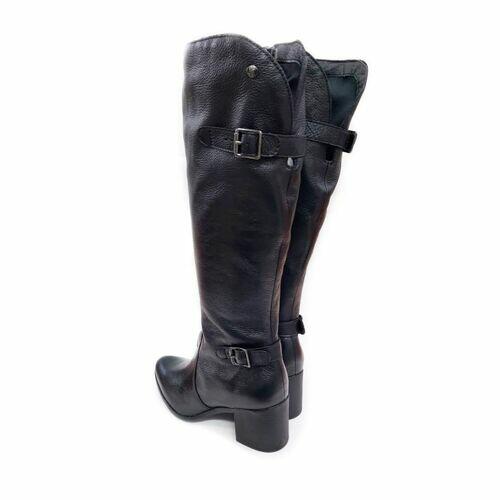 Bottero Bota Cano Longo 100% em Couro Salto 6 cm Ref. 314736