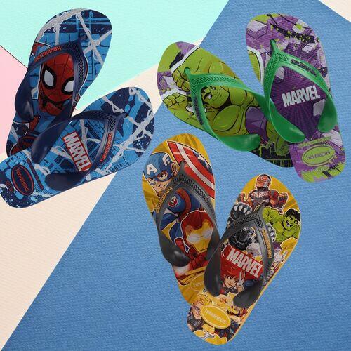 Havaianas Chinelo de Dedo Infantil Ref. KIDS MAX MARVEL