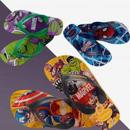 Havaianas Chinelo de Dedo Infantil Ref. KIDS MAX MARVEL