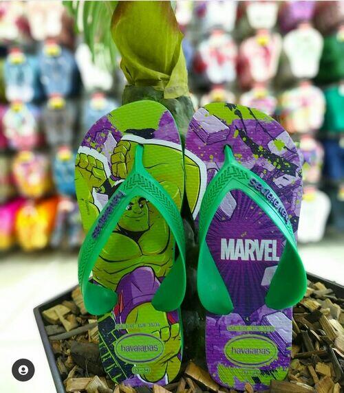 Havaianas Chinelo de Dedo Infantil Ref. KIDS MAX MARVEL