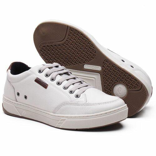 Pegada Sapatênis Masculino em Couro Com Elástico Ref. 118901