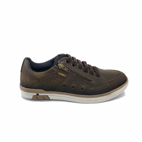 Pegada Sapatênis Masculino em Couro Com Zíper Ref. 119308