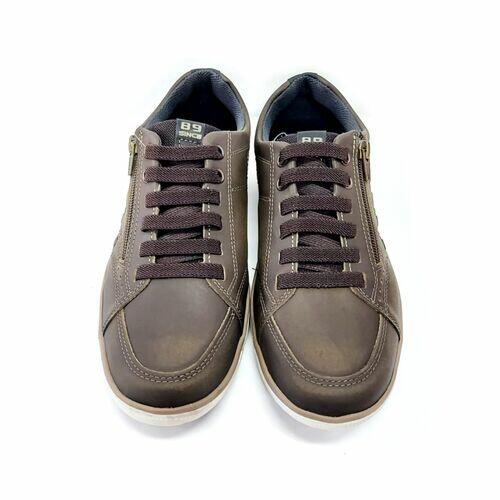 Pegada Sapatênis Masculino em Couro Com Zíper Ref. 119308